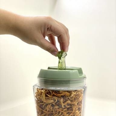 Recyclable Lockable Food Container With Lid