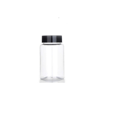 PET Food Grade Plastic Bottle , Clear Plastic Pill Containers 100ml 120ml 150ml