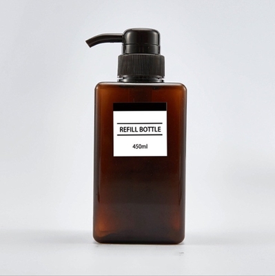 450ML Shampoo Body Wash Bottles , Refillable Shower Gel Bottle OEM ODM
