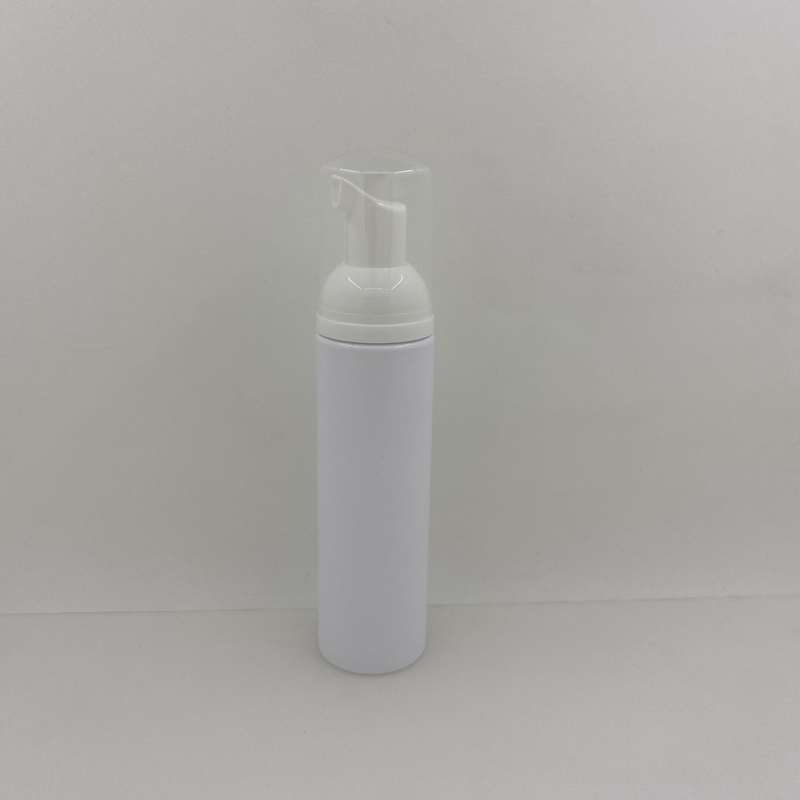 PET Material Round Foaming Pump Bottle 50ML For Skin Care Packaging